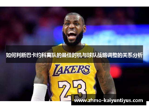 如何判断巴卡约科离队的最佳时机与球队战略调整的关系分析