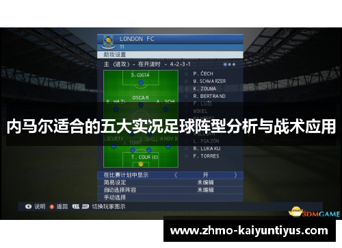 内马尔适合的五大实况足球阵型分析与战术应用