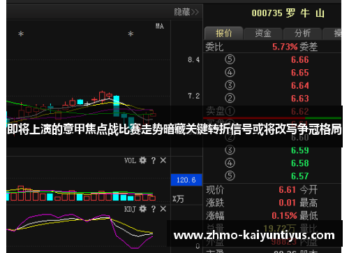 即将上演的意甲焦点战比赛走势暗藏关键转折信号或将改写争冠格局